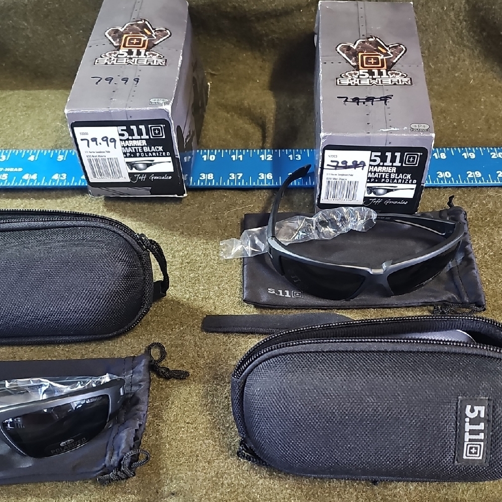 5.11 Tactical Harrier Sunglasses with Black Case